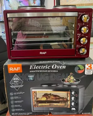 Raf 40l Electric Oven With 2 Hotplates - Multicolur