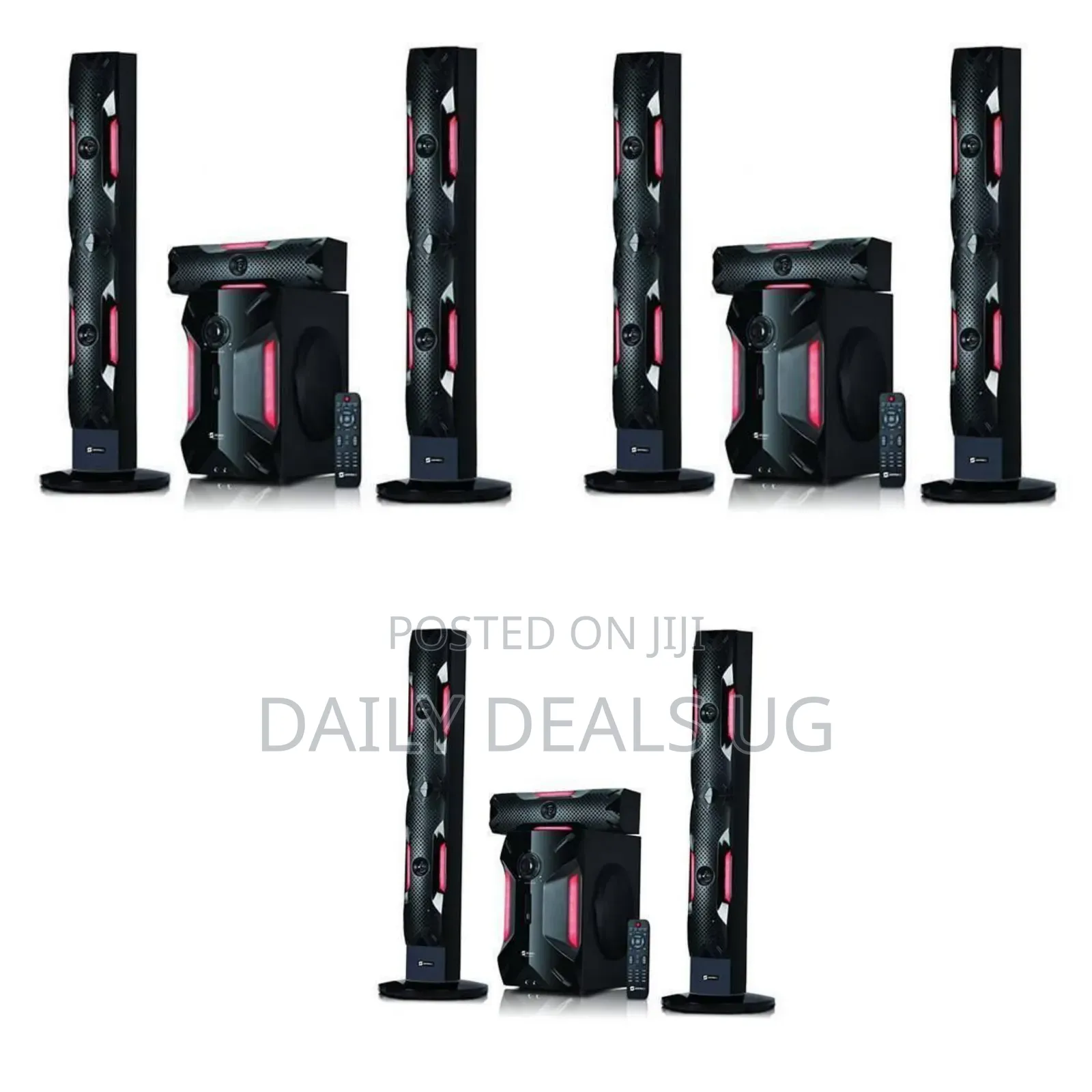 Sayonapps 3.1ch High Tech Multimedia Speaker - Multicolor