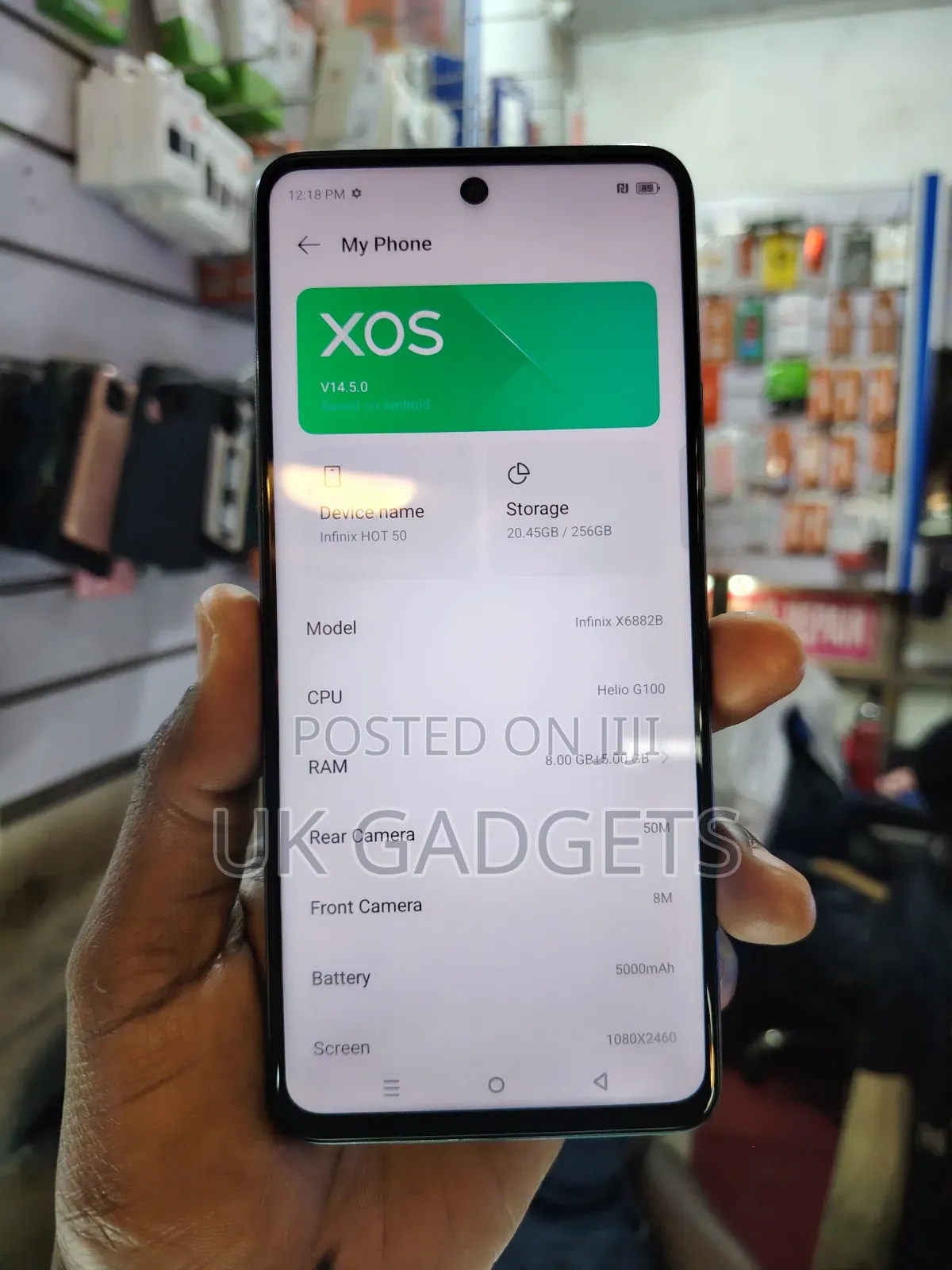 Infinix Hot 50 256 GB Black