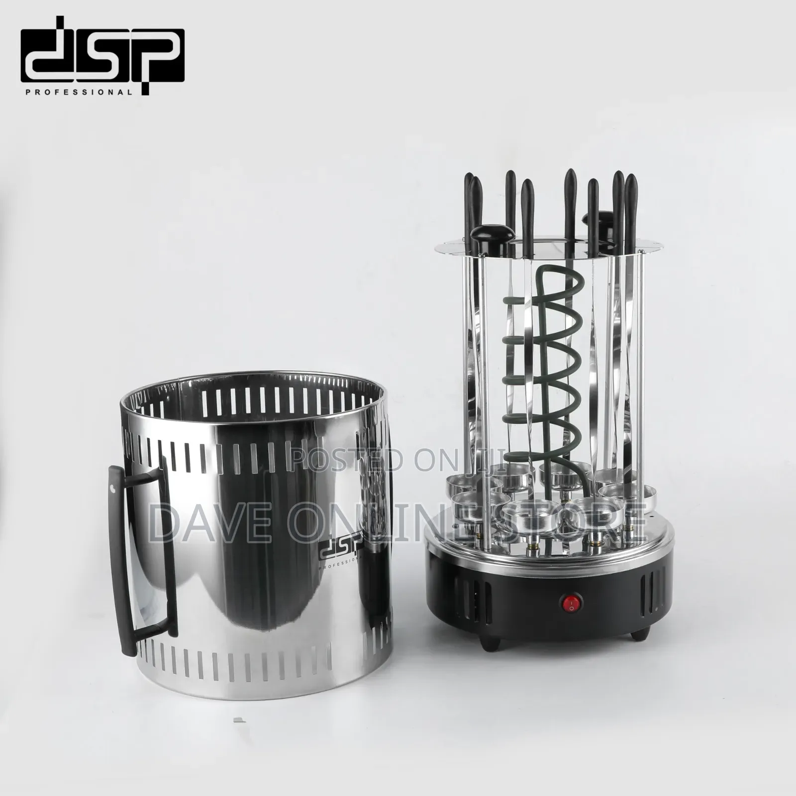 DSP Rotating 8 Poles Electric Barbeque Grill