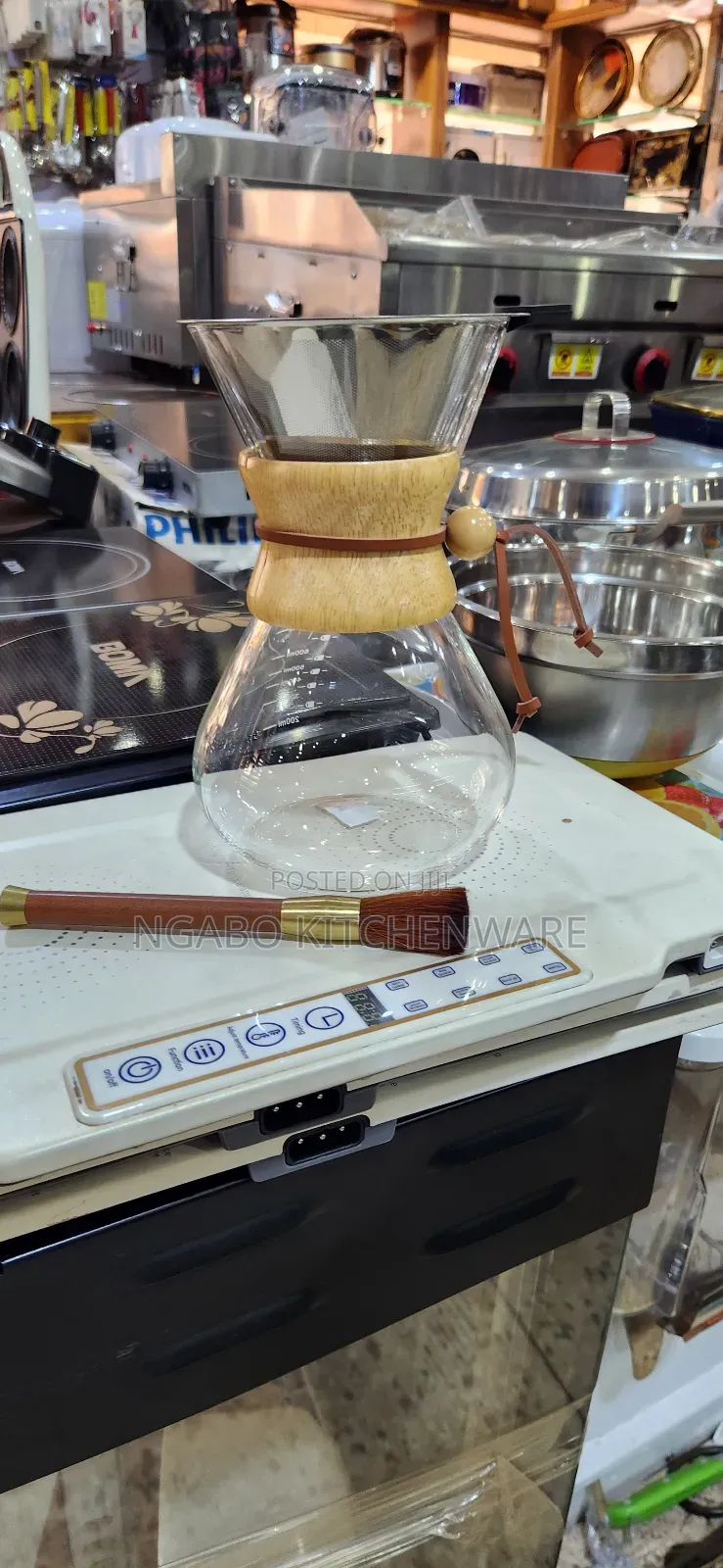Pour-Over Glass Coffee Maker