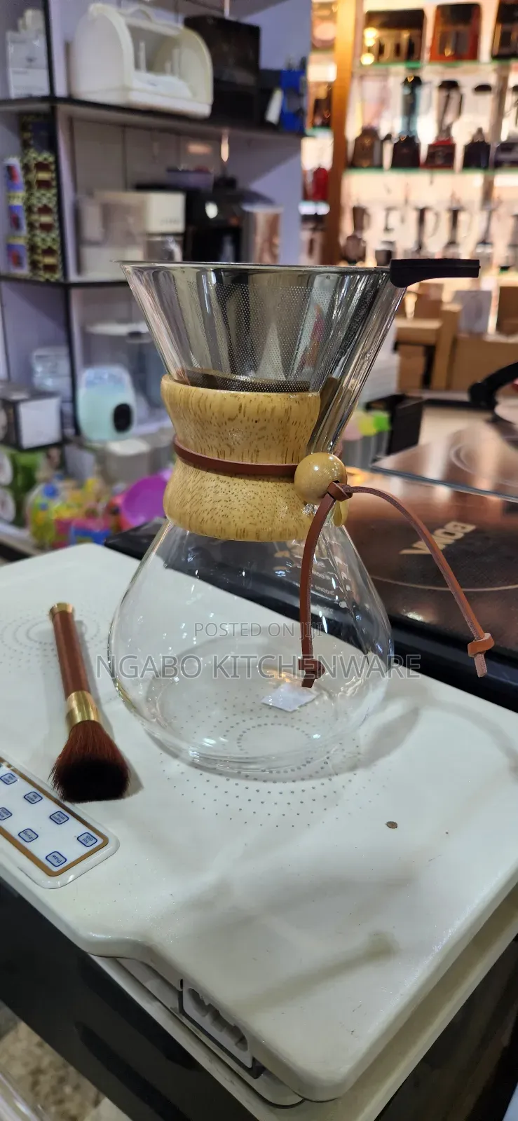 Pour-Over Glass Coffee Maker