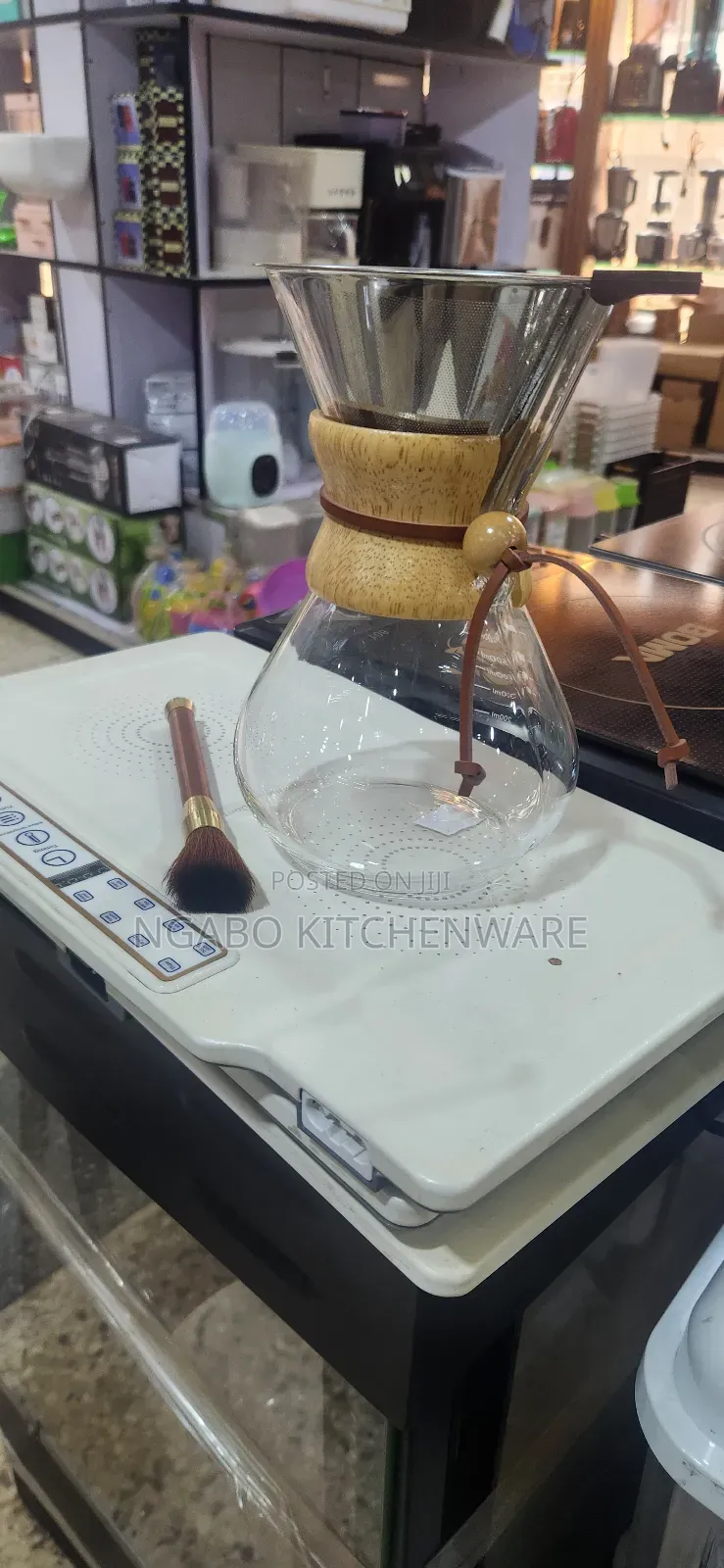 Pour-Over Glass Coffee Maker