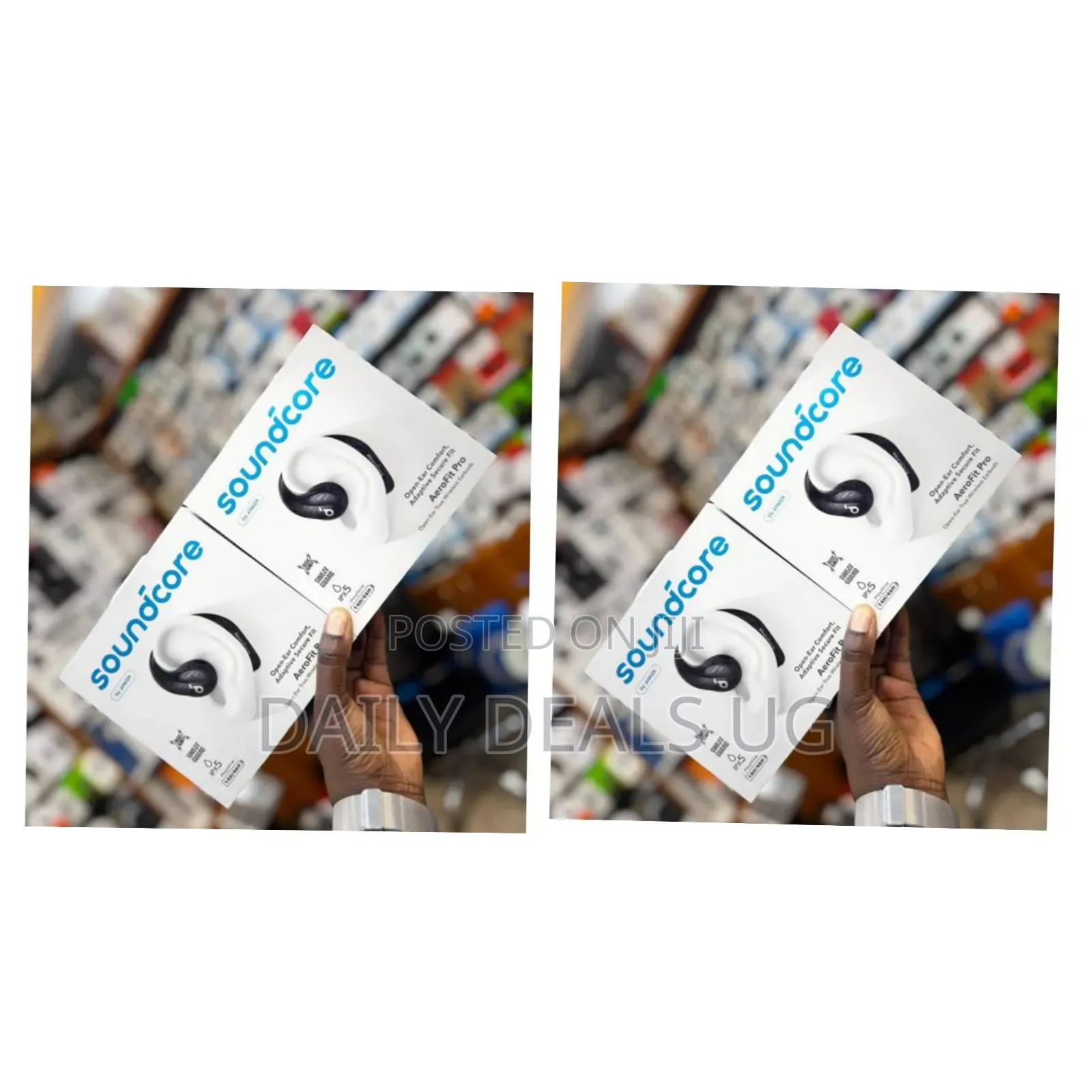 Soundcore Aerofit Pro Open-Ear True-Wireless Earbuds - Multicolor