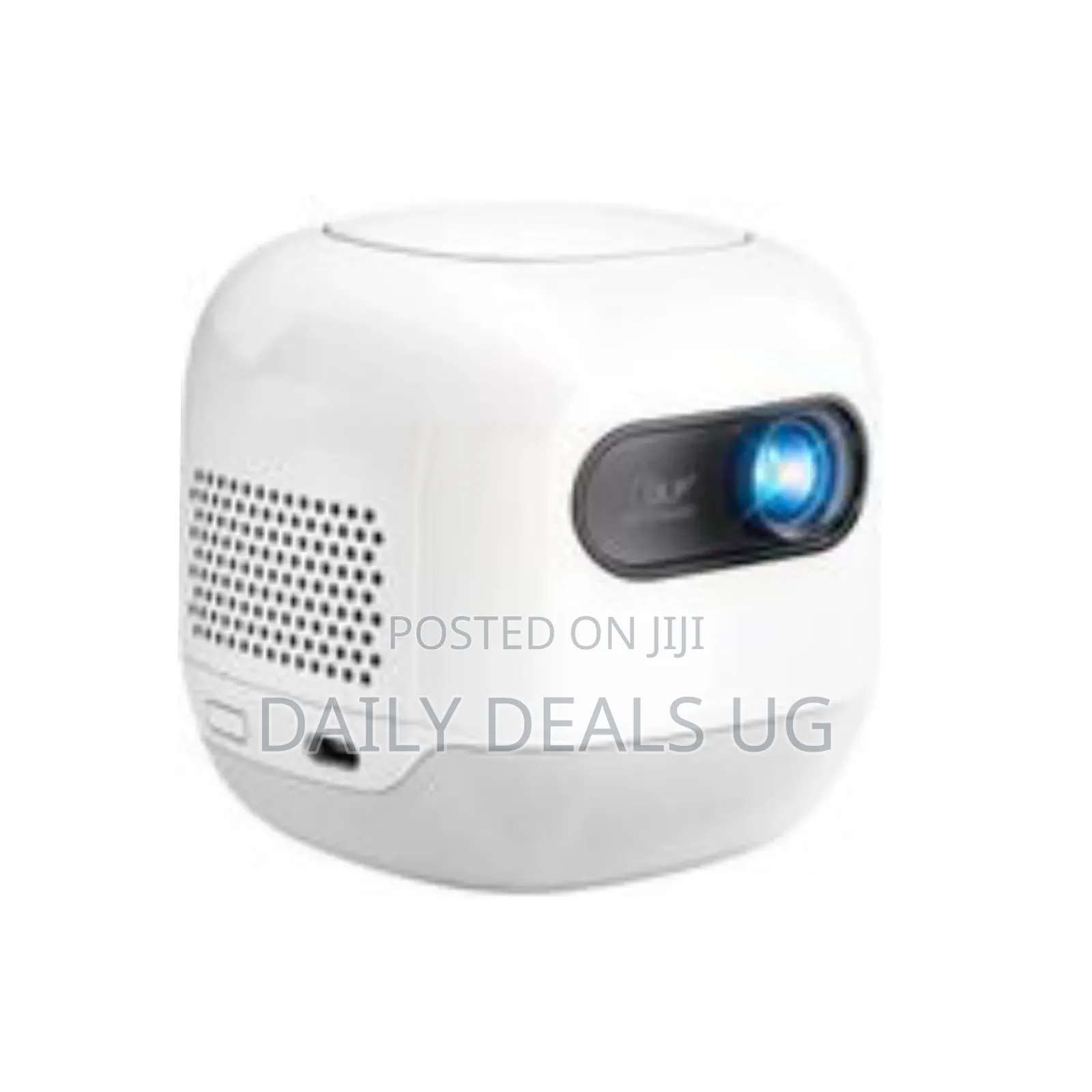 Powerology Palm Size Portable Projector, Mini Beam, 8000mah Battery