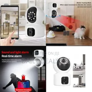Smart Wi-Fi PTZ Home Security Camera - Multicolor