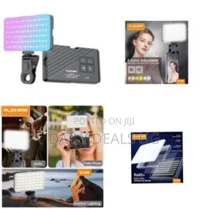 Compact RGB Led Video Light for Photography and Videography