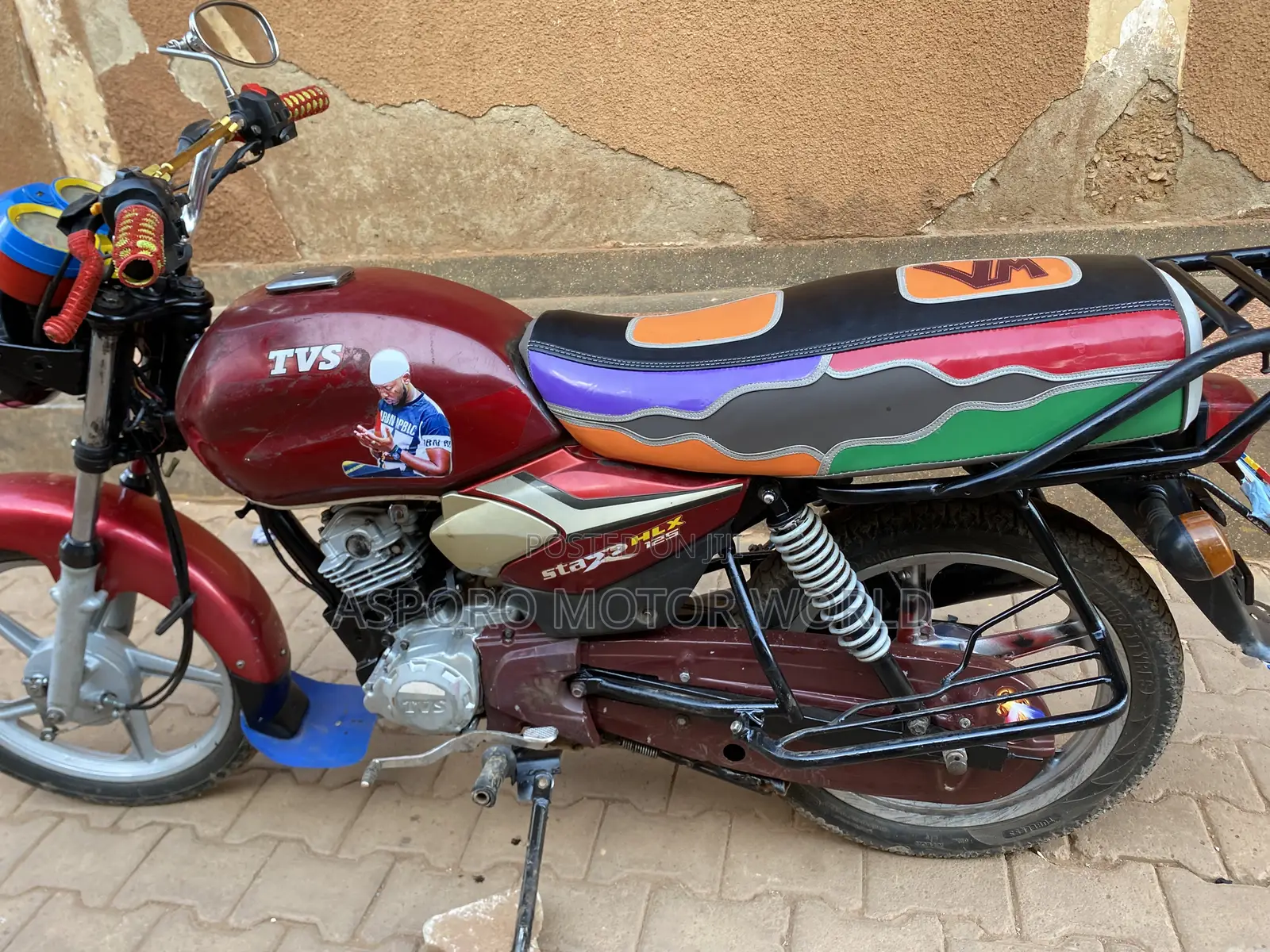TVS HLX 125 2020 Red