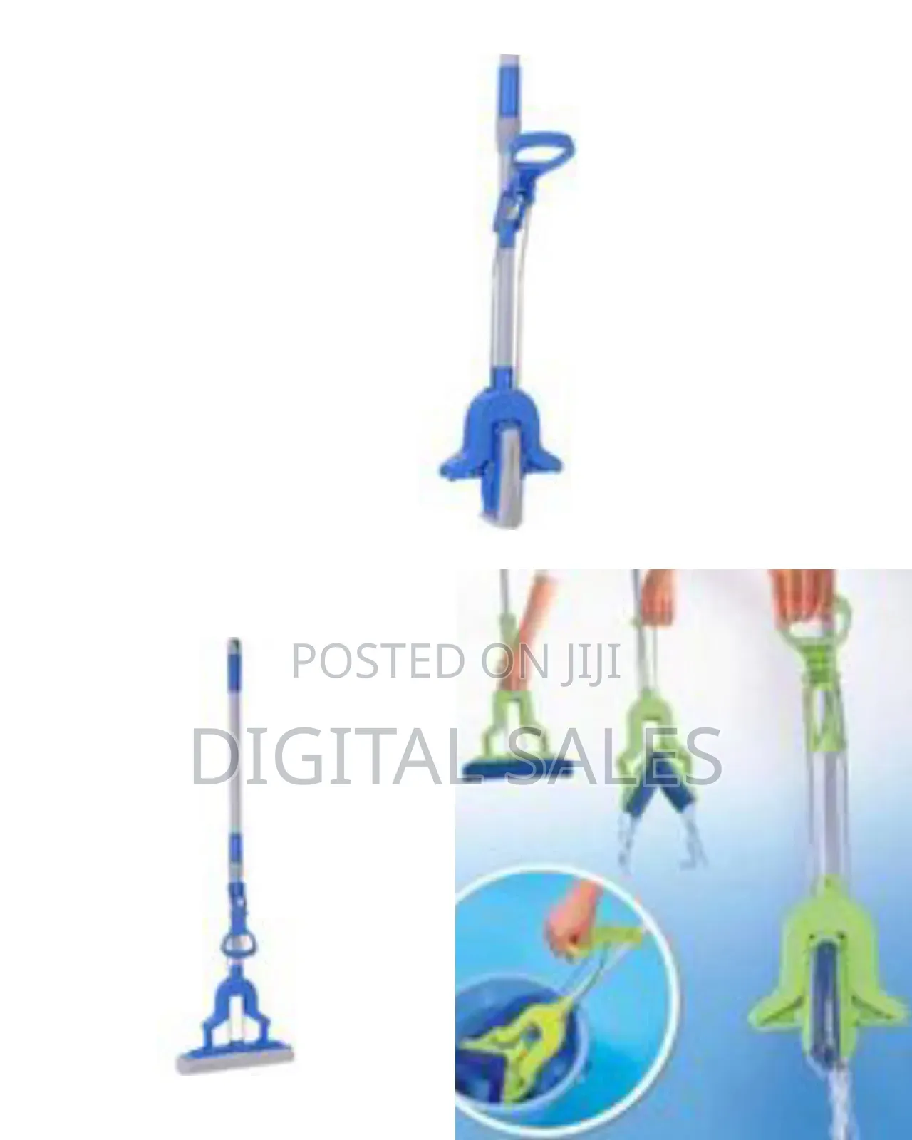 Squeeze Roller Sponge Mop for Floor Cleaning