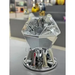 24-Piece Stainless Steel Cutlery Set With a Rotating Diamond Stand