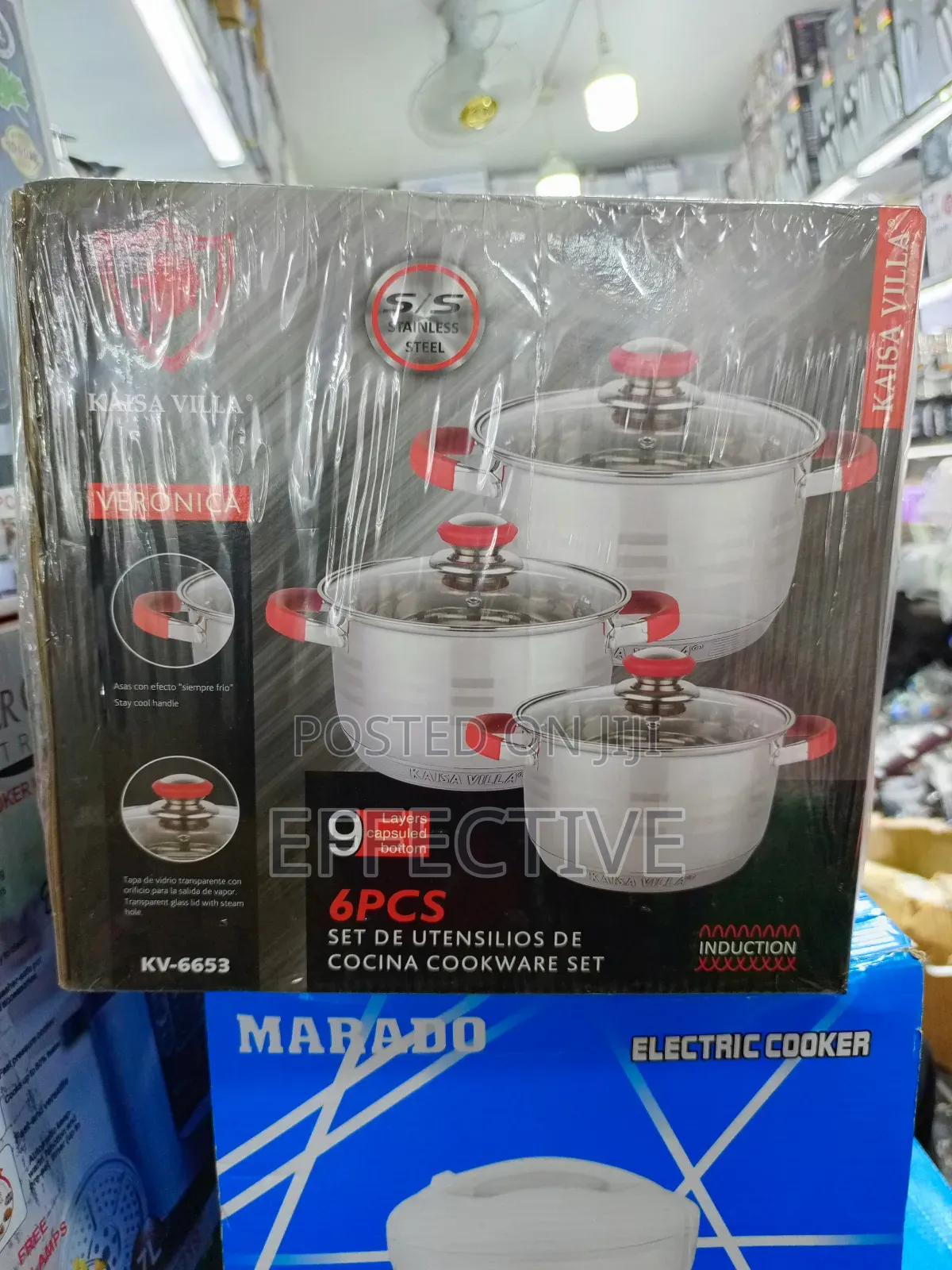 Kaisa Villa 6-Piece "Veronica" Stainless Stee