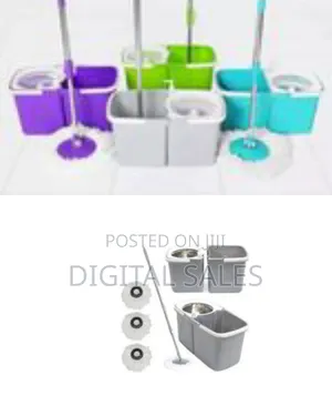 Spin Mop and Bucket System