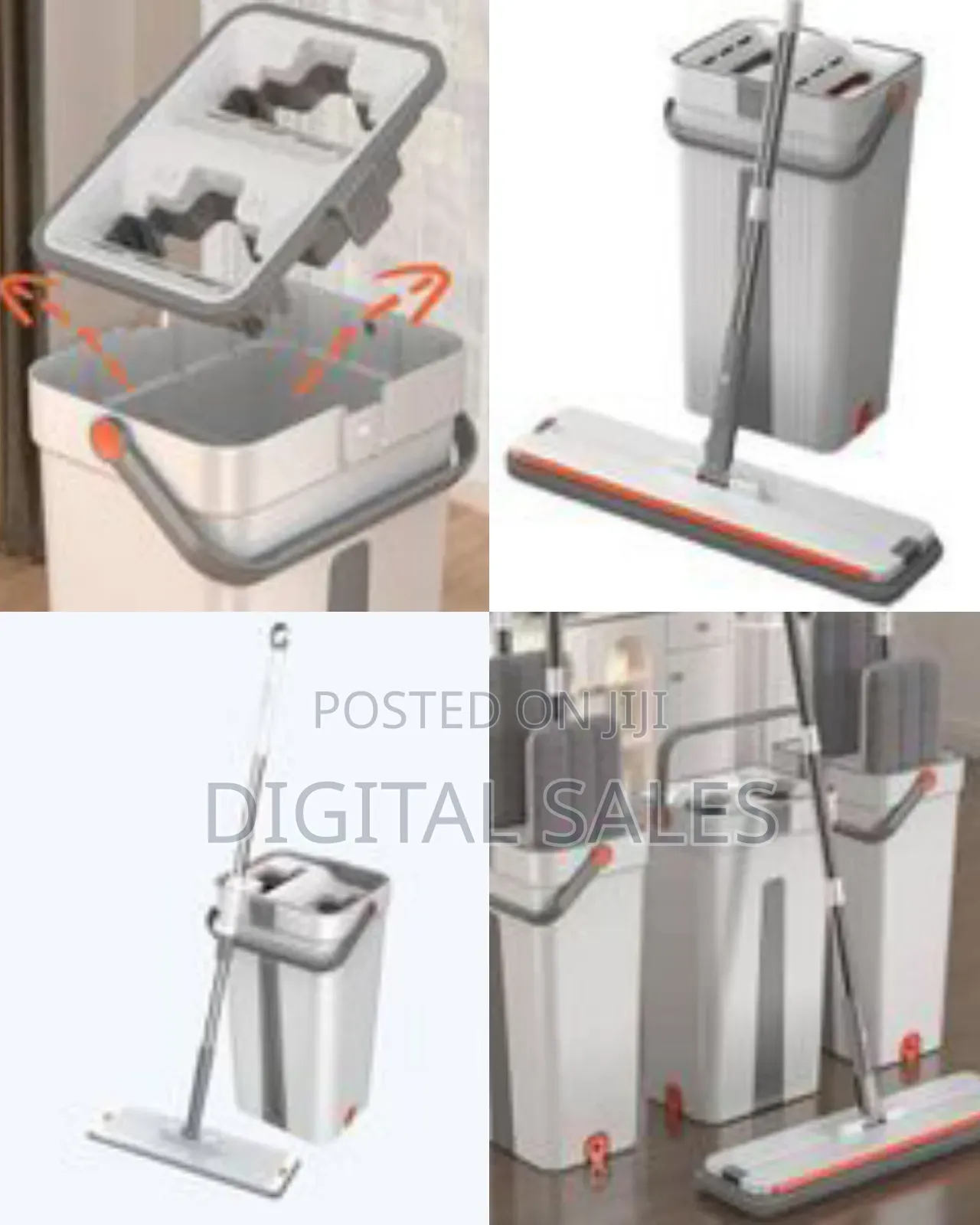 Innovative Self-wringing Flat Mop Bucket System