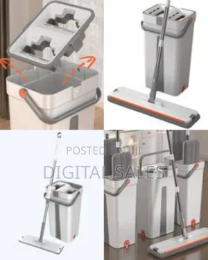 Innovative Self-wringing Flat Mop Bucket System