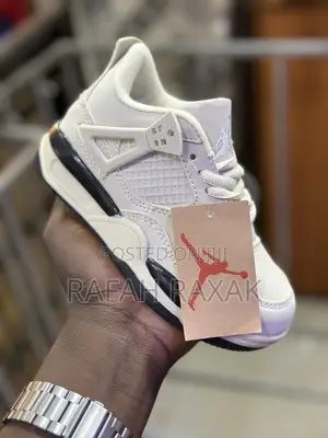 Classic Kid’S Beige Air Jordan 4 Retro Children’S Sneakers