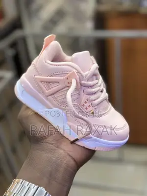 Kid’S Pink Air Jordan 4 Retro Children’S Sneakers