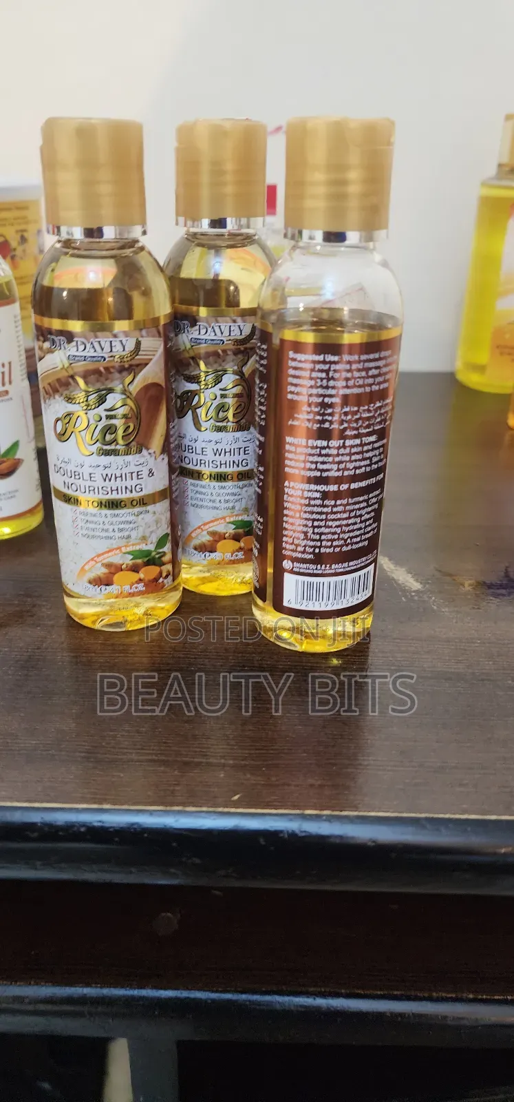 Rice Skin Toning Oil