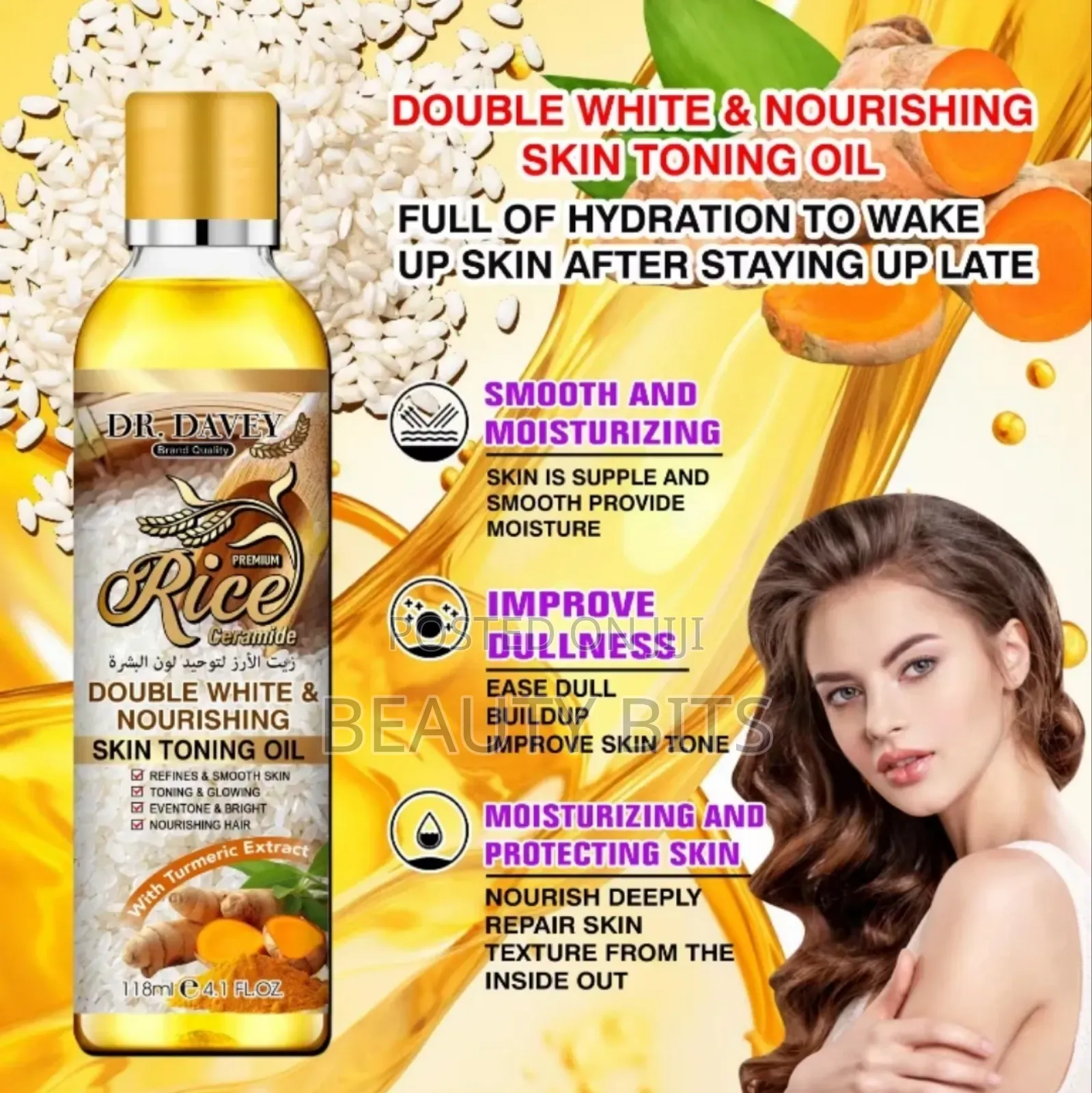 Rice Skin Toning Oil