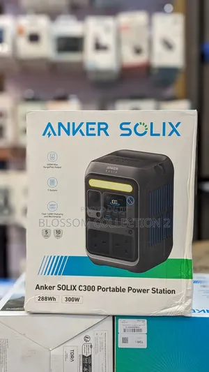 Anker Portable Power Station Solix C300, 288wh Lifepo4 Battery, 300w