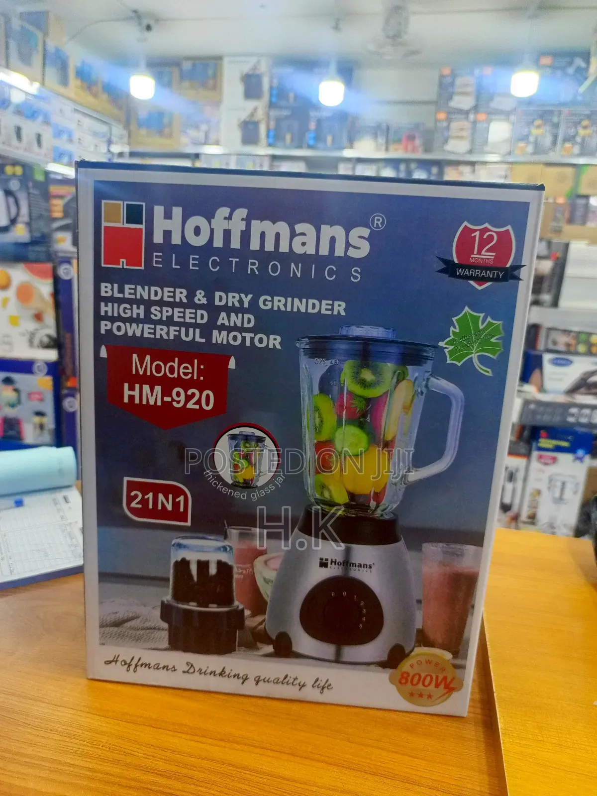 2-in-1 Electric Blender and Dry Grinder.