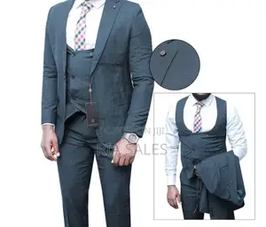 Men's Fit Suit 3-Piece Set - Business Ceremonial