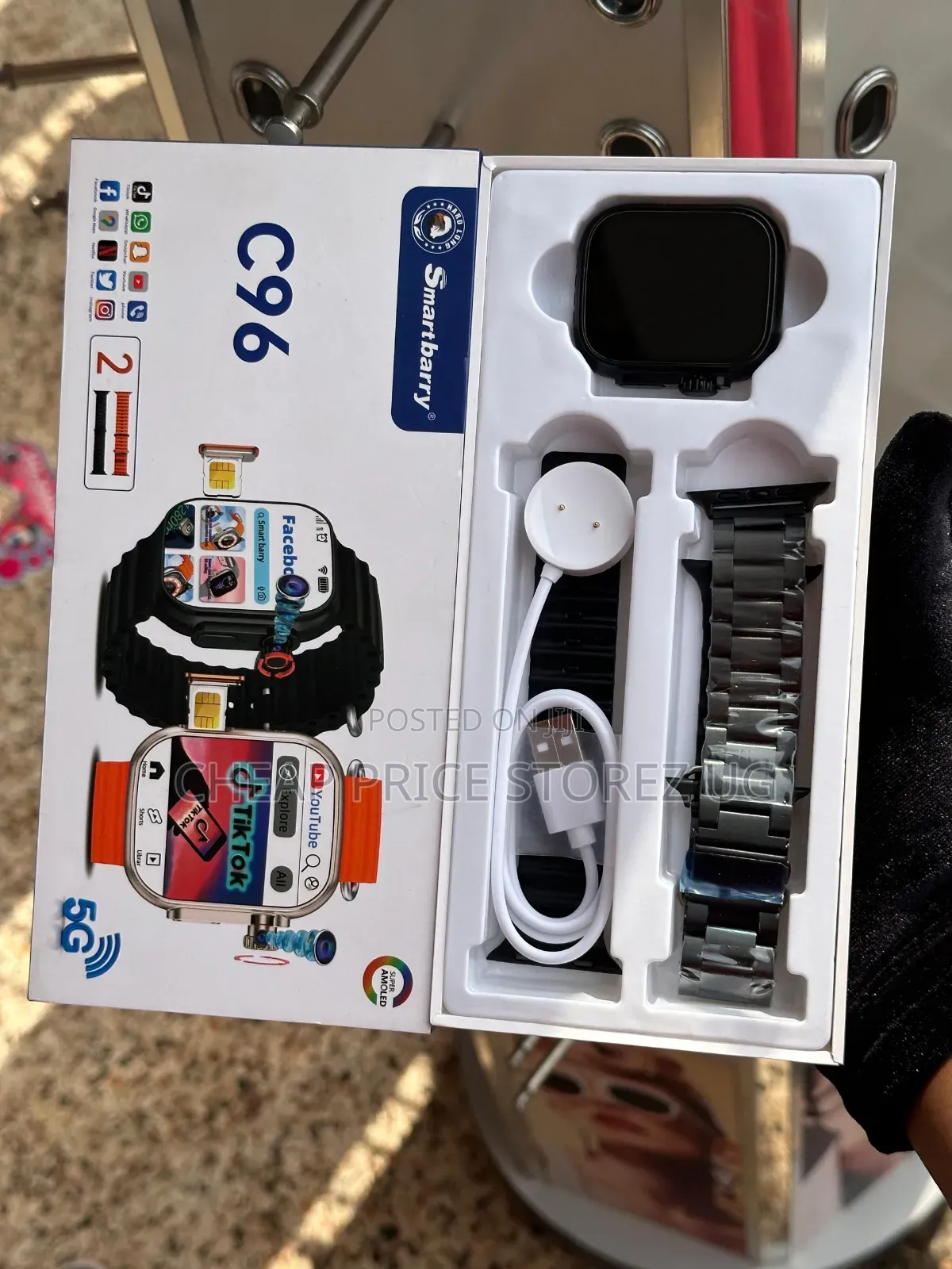 Smartbarry C92 Max Smart Watch 4g Network Android Smart Watch With