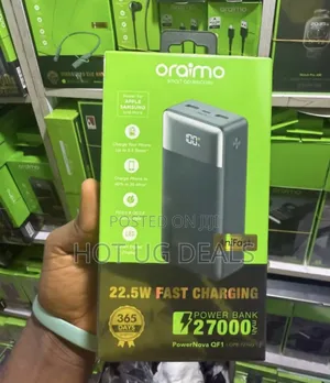 Oraimo Power Bank 27000mah Massive Power Charing Bank Traveller 22.5w