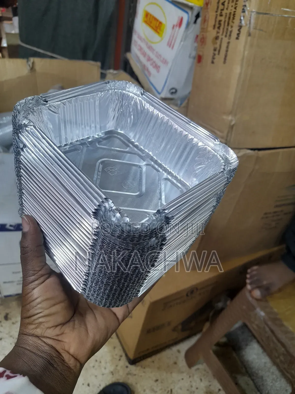 Its 12small Disposable Pices of Silver Plates
