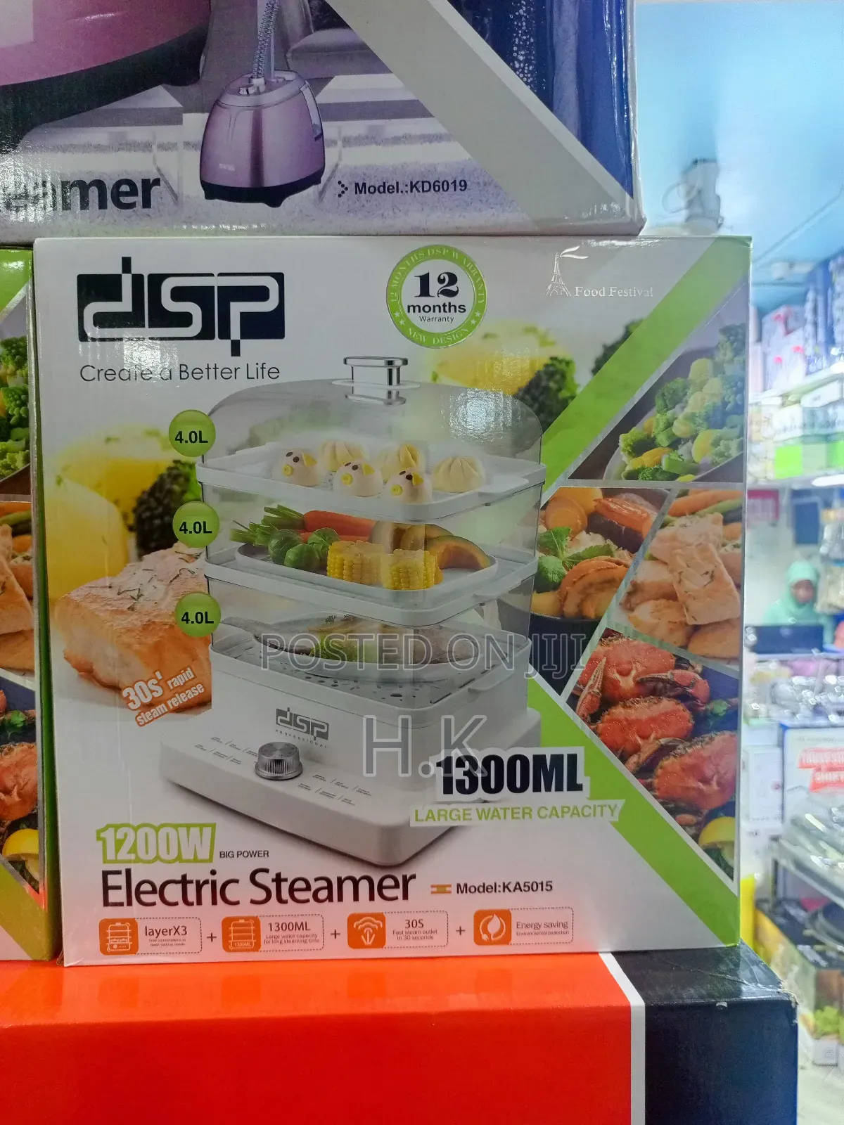 DSP Electric Steamer