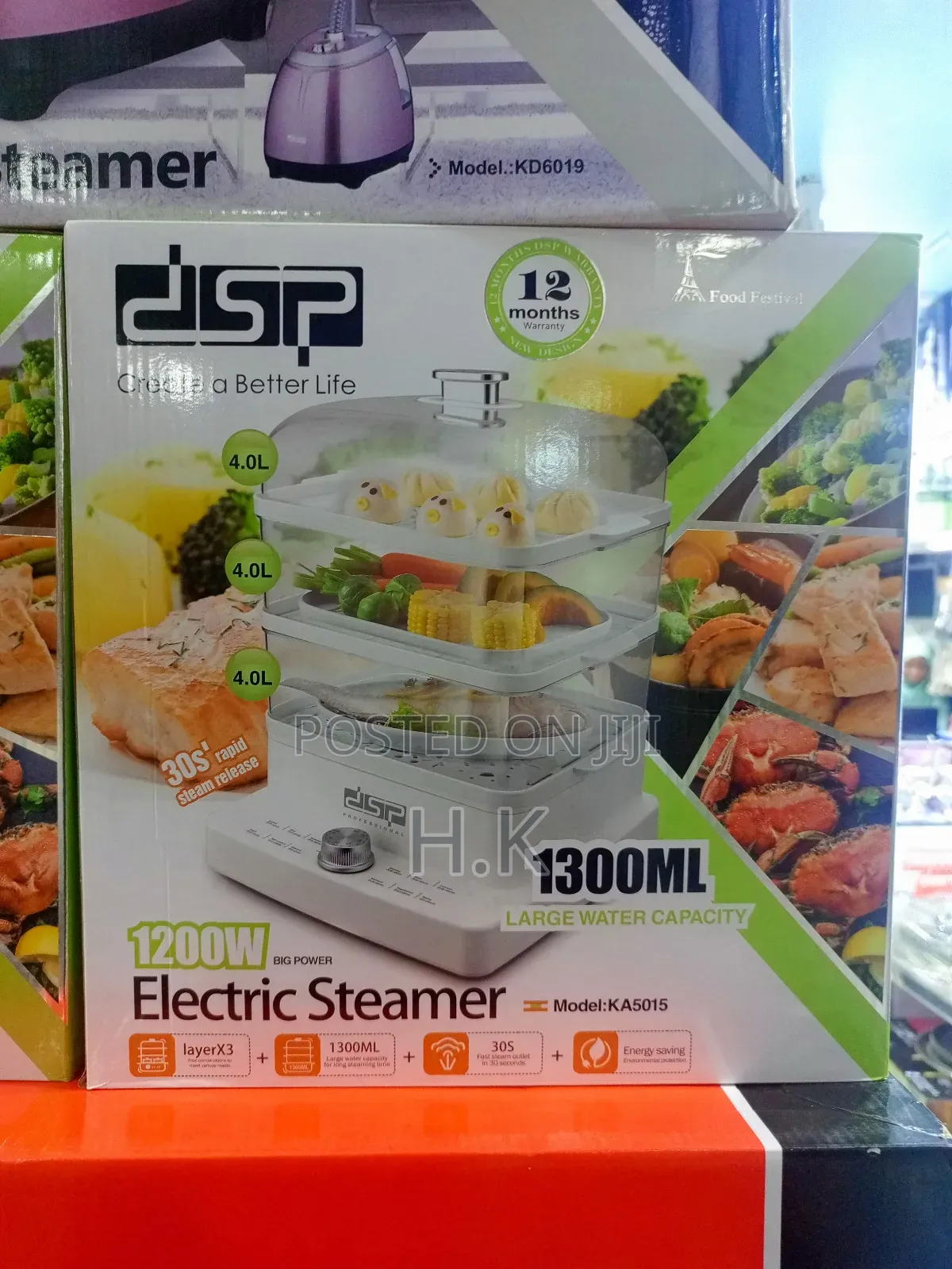 DSP Electric Steamer