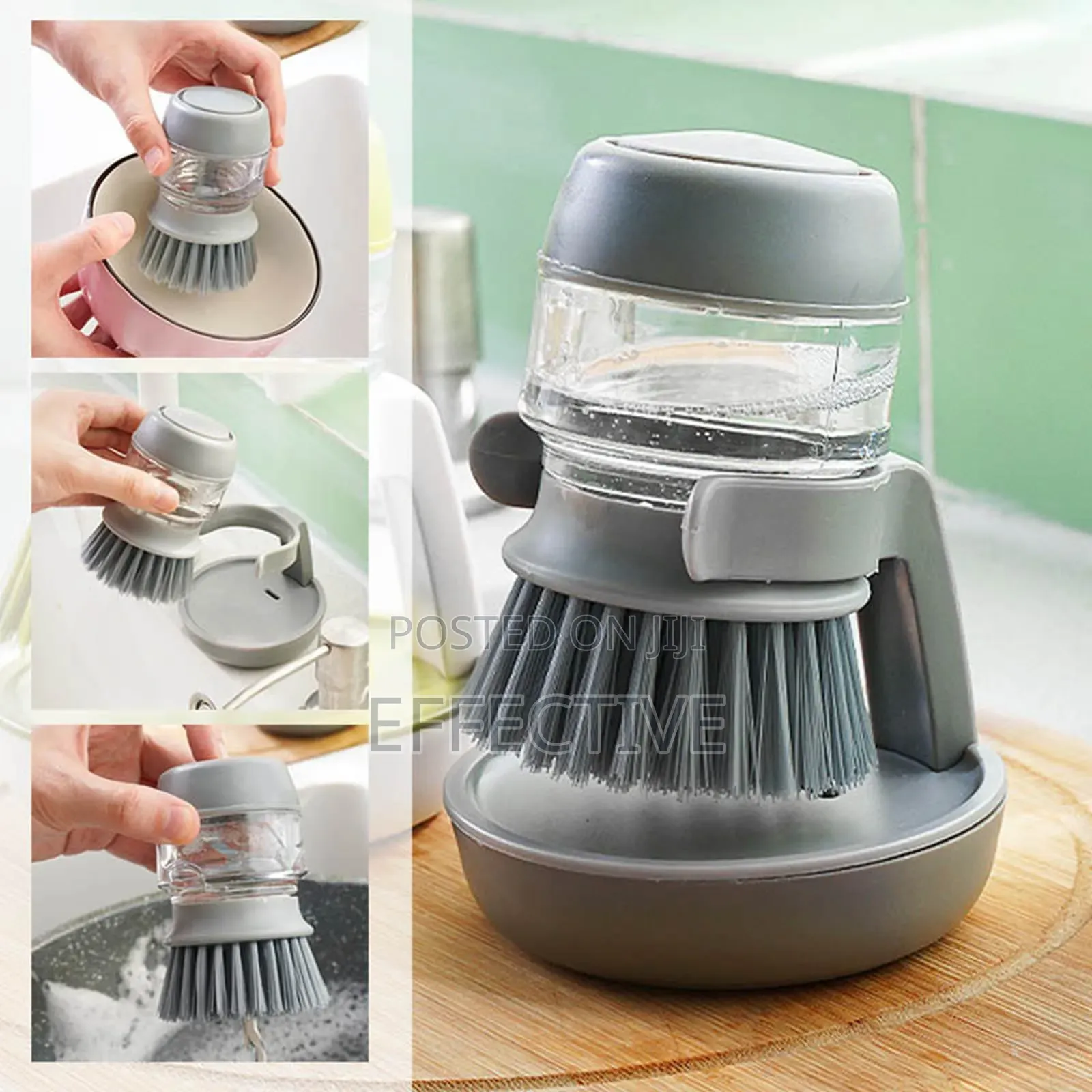 Soap-dispensing Palm Brush.