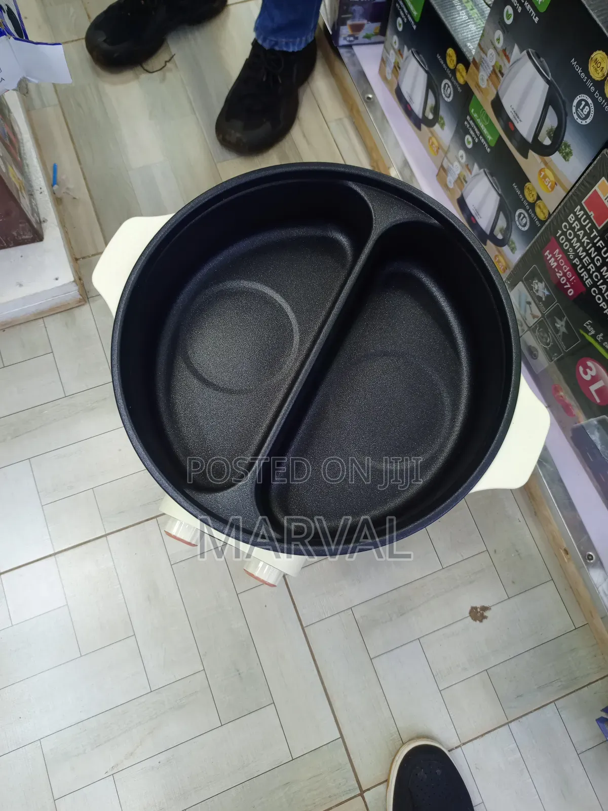 Double-Headed Electric Hot Pot.