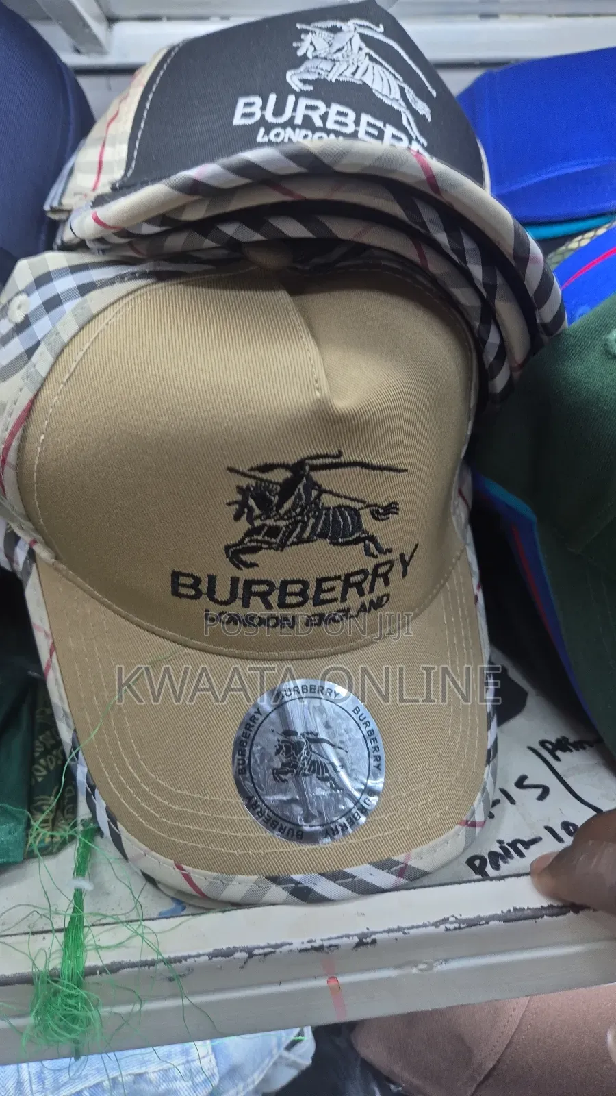 Burberry Baseball Cap Snap Back Adjustable Hat