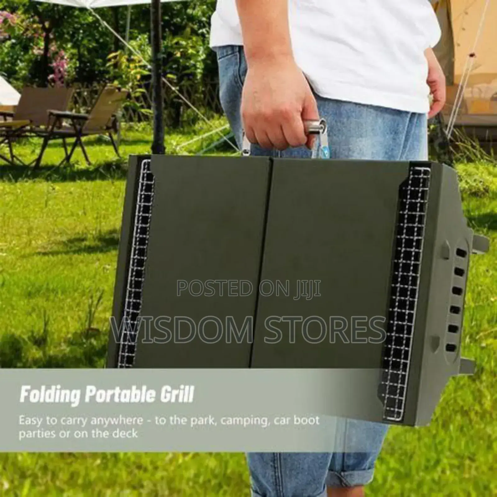 Portable Folding Charcoal Grill