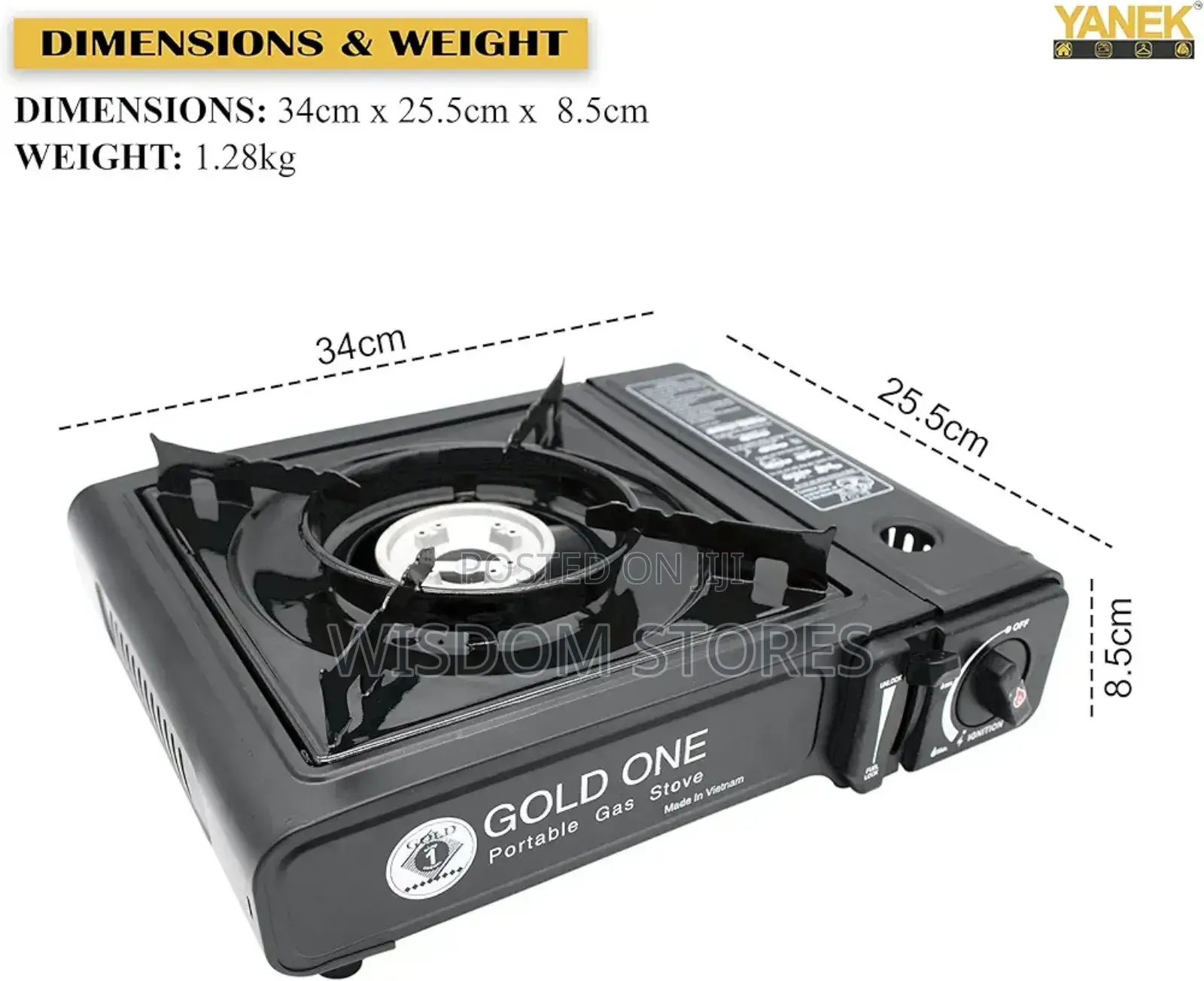 Yanek Portable Gas Stove