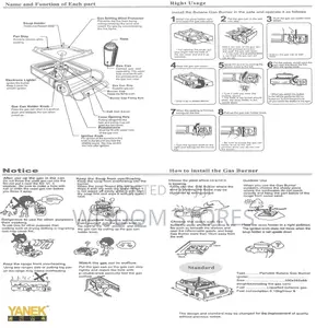 Yanek Portable Gas Stove