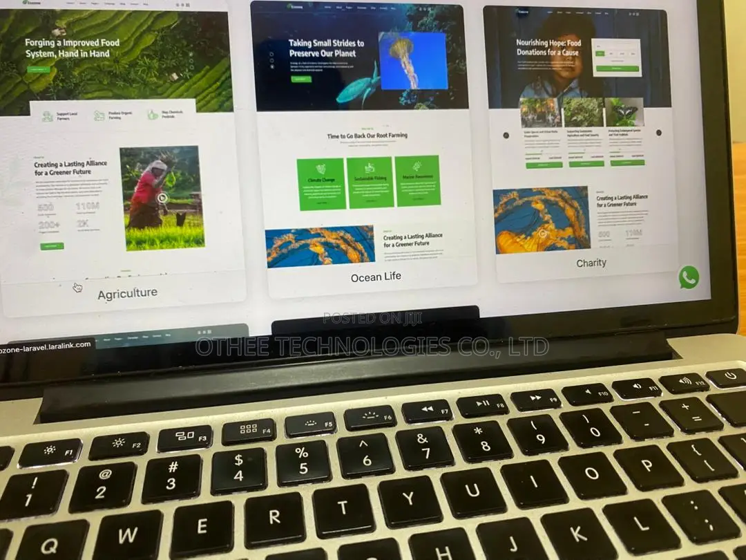 Ecology Environment Laravel CMS With Live Page Builder