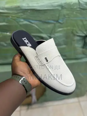 Classic Men's Dior Leather Mules In Stock