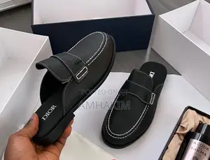 Classic Men's Dior Leather Mules In Stock