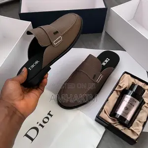 Classic Men's Dior Leather Mules In Stock