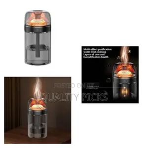 Usb Desktopmini Watercool Mistfireplaceflame Aromahumidifier