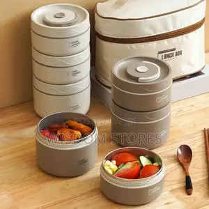 Stainless Steel Insulated Lunch Box With Thermal Bag.