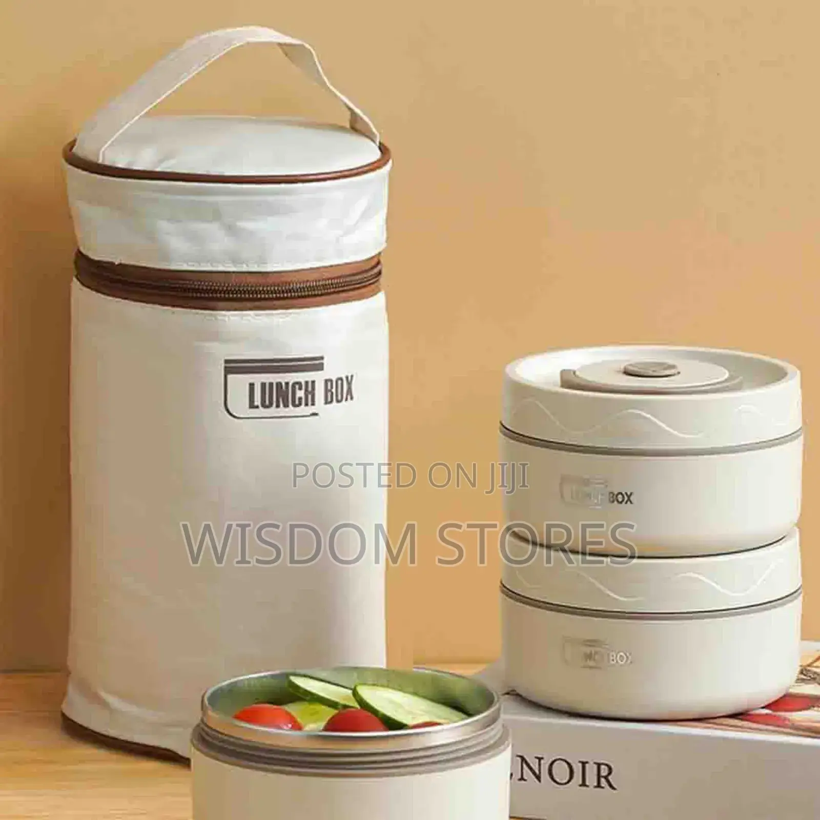 Stainless Steel Insulated Lunch Box With Thermal Bag.