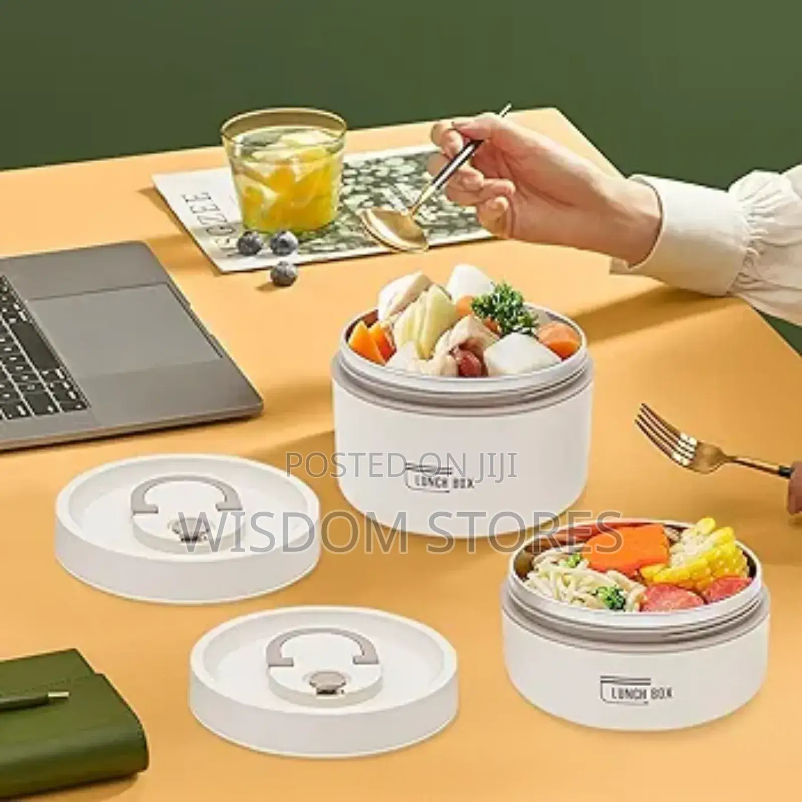 Portable Insulated Lunch Container Set