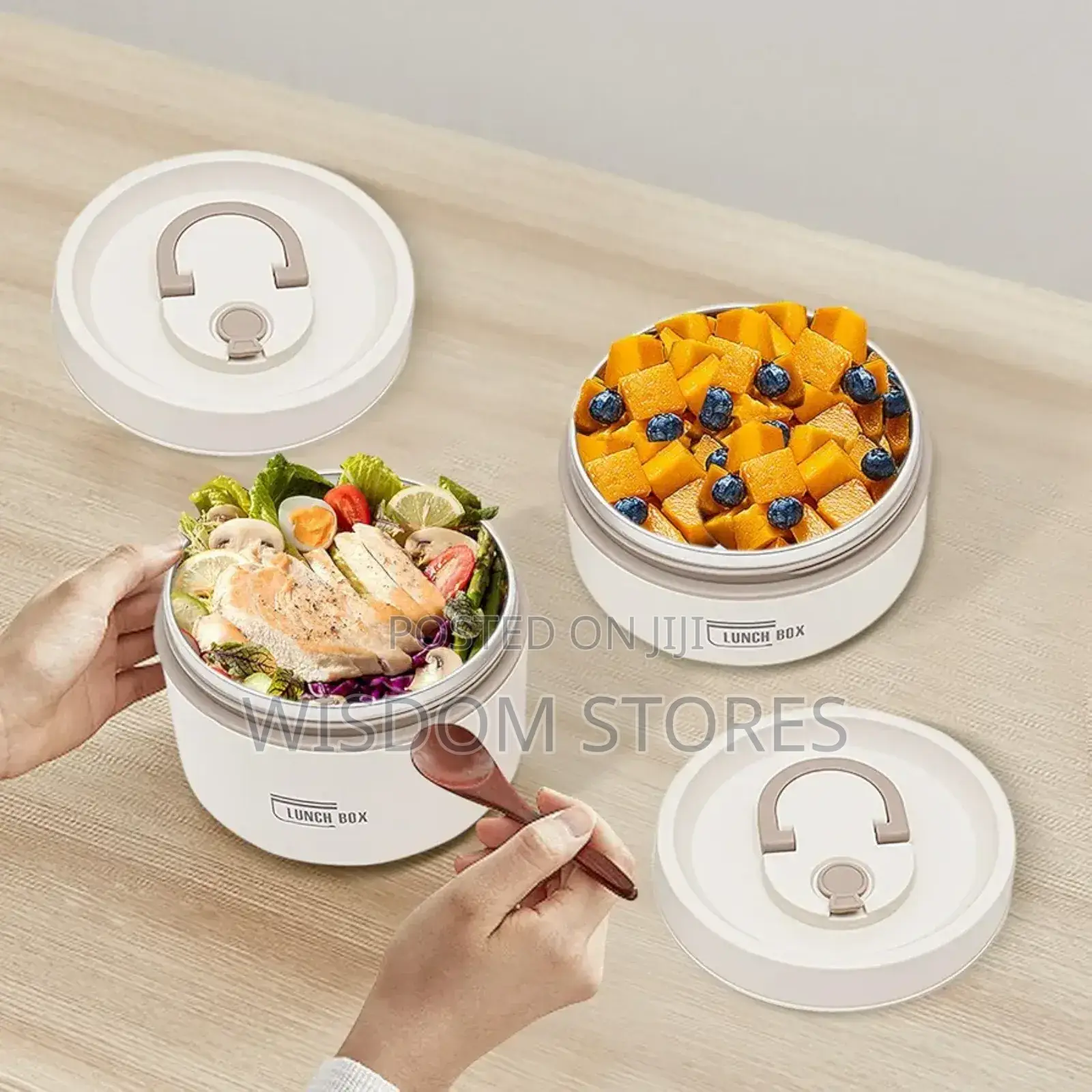 Portable Insulated Lunch Container Set
