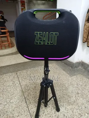 Zealot Ze21 Portable Wireless Speaker and It's Stand