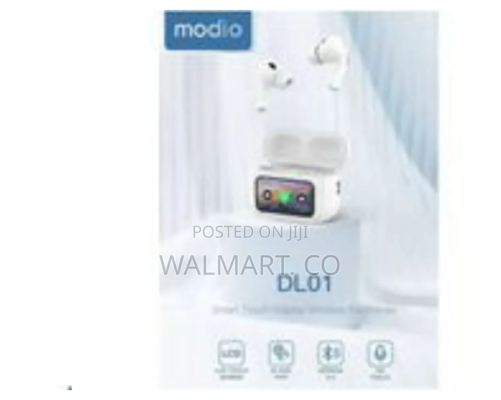 Modio Dl01 True Wireless Earphones With Smart Touch Display