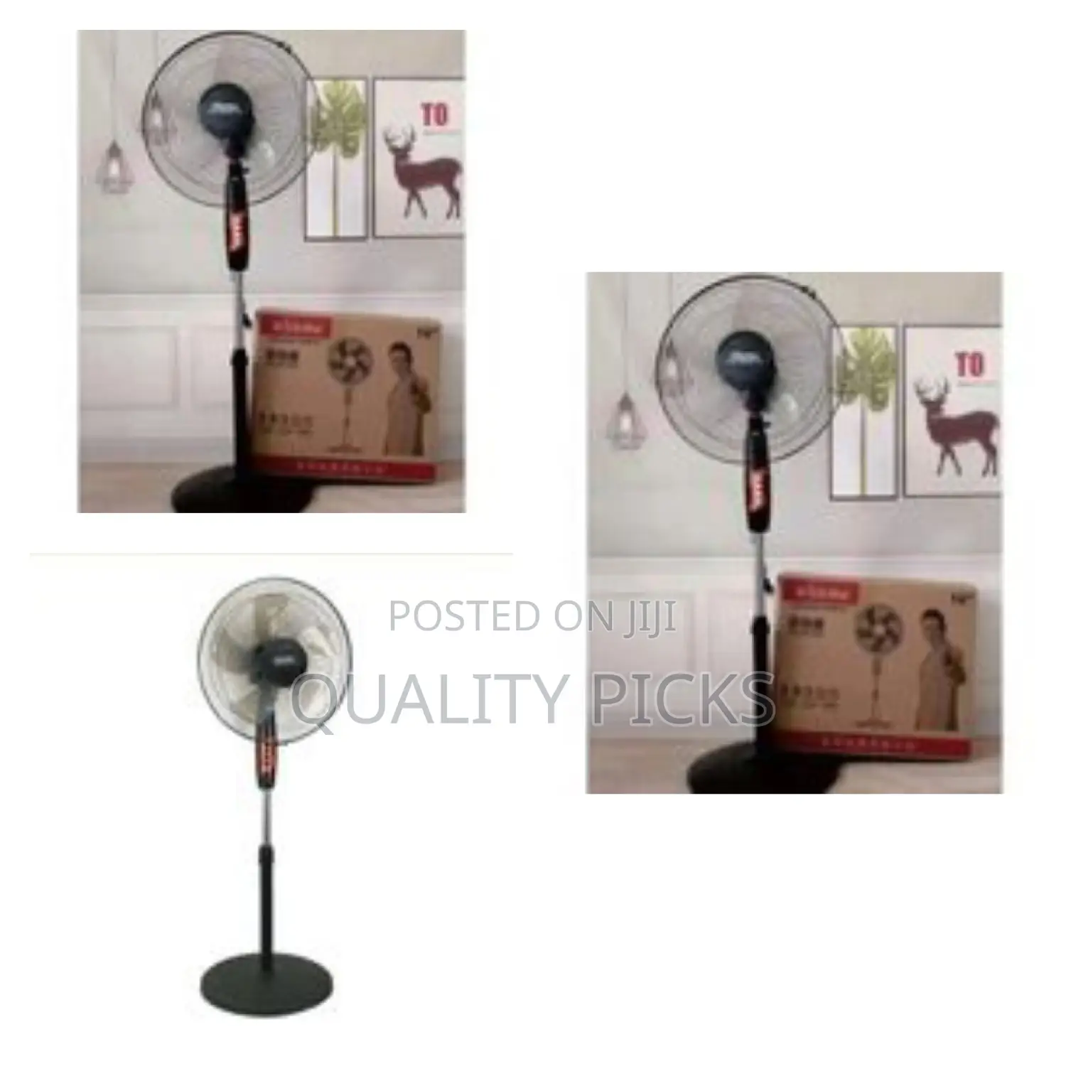 Silent Stand Fan With Remote Control 2yrs Waranty
