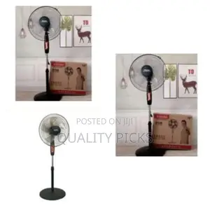 Silent Stand Fan With Remote Control 2yrs Waranty