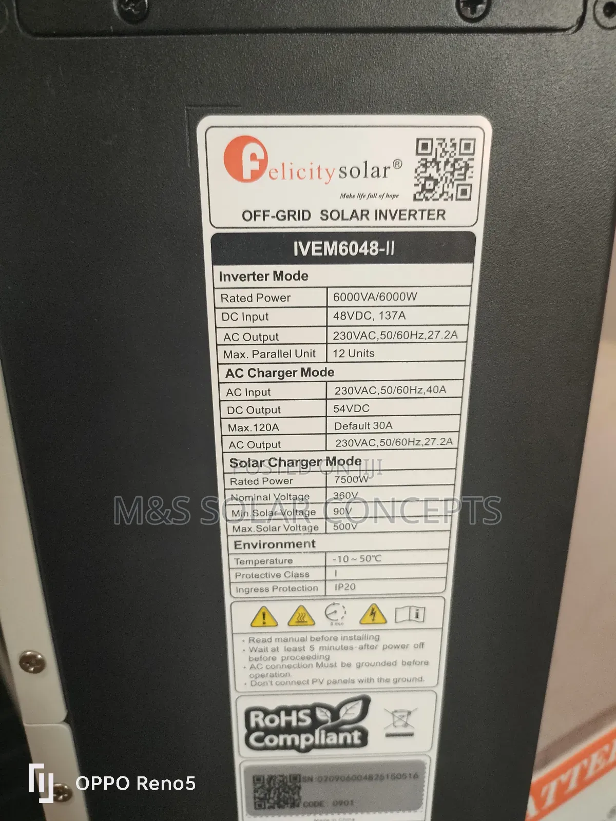 6kva Hybrid Inverter